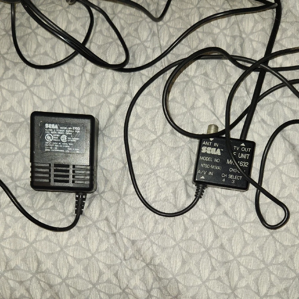 SEGA Power Adapter and RF Unit